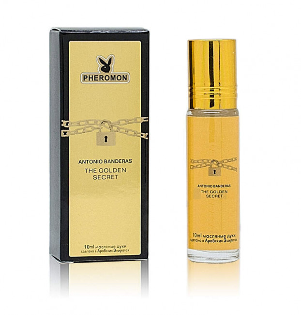 Духи с феромонами Antonio Banderas "The Golden secret" for men 10 ml (шариковые)