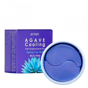 Охлаждающие гидрогелевые патчи с экстрактом агавы Petitfee Agave Cooling Hydrogel Eye Patch (60шт) - уценка (рваная коробка)