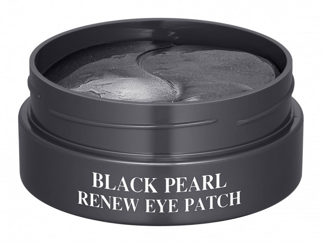 Гидрогелевые патчи для области вокруг глаз с экстрактом жемчуга SNP Black Pearl Renew Eye Patch 60 шт. - уценка