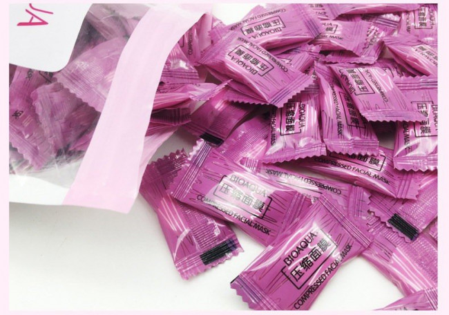 Прессованные маски-таблетки для лица BioAqua (100шт) 8135 Прессованные маски-таблетки для лица BioAqua (100шт) 8135