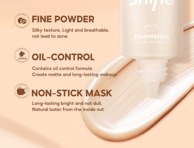 Жидкая основа для макияжа O.TWO.O арт. SE002 #1 30 g. Жидкая основа для макияжа O.TWO.O арт. SE002 #1 30 g.