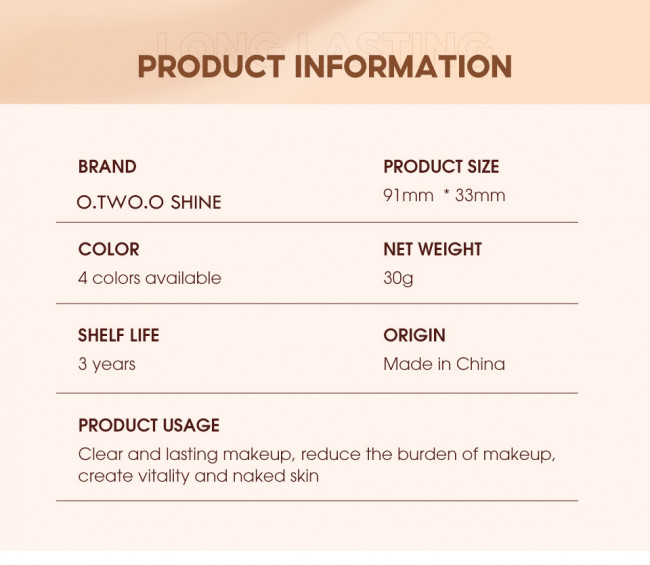 Жидкая основа для макияжа O.TWO.O арт. SE002 #1 30 g. Жидкая основа для макияжа O.TWO.O арт. SE002 #1 30 g.