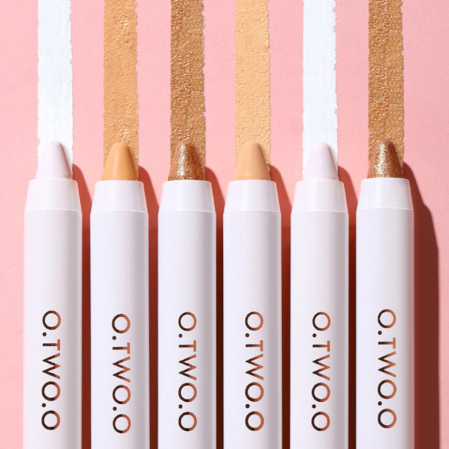 O.TWO.O Универсальный стик для макияжа Multi-purpose Makeup stick With Concealer Eyeshadow Highlighter Pencil  SC058 #04 Glitter O.TWO.O Универсальный стик для макияжа Multi-purpose Makeup stick With Concealer Eyeshadow Highlighter Pencil  SC058 #04 Glitter