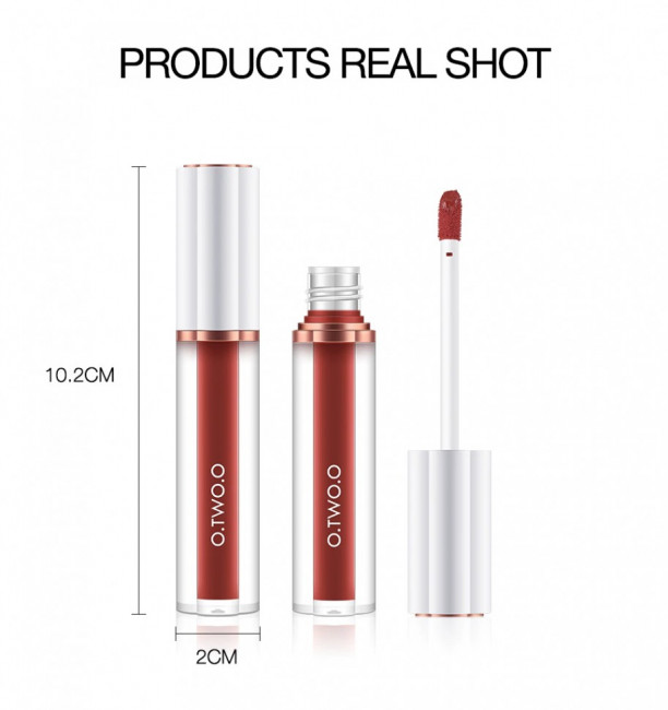 Матовый блеск O.TWO.O Matte liquid lipstick №10 (1009) 3 ml