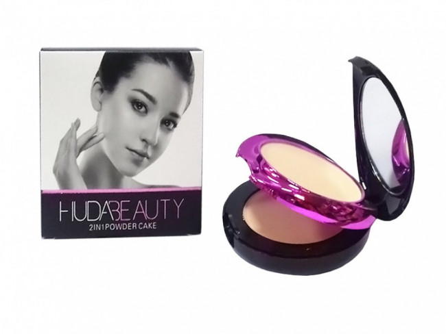 Пудра HudaBeauty " 2 in1 powder cake"10g