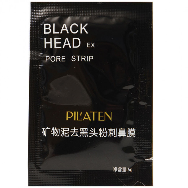 Маска для лица от черных точек Black head pore strip 6g Маска для лица от черных точек Black head pore strip 6g