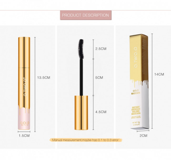 Тушь для ресниц O.TWO.O Gold Mascara 10g (арт. 9981)