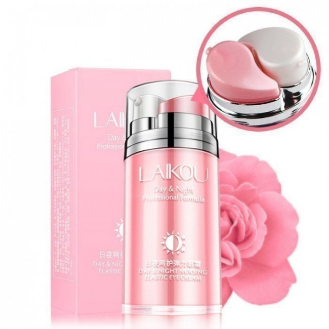 Laikou Крем для век день-ночь Day & Night Nursing Elastic Eye Cream 20 г (0549)