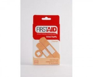 FirstAid пластырь набор универсальный текстильный 16 шт.