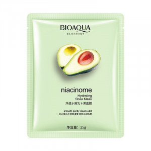 Тканевая маска BIOAQUA с маслом ши, экстрактом авокадо и ниацинамидом 25 g  BQY45824