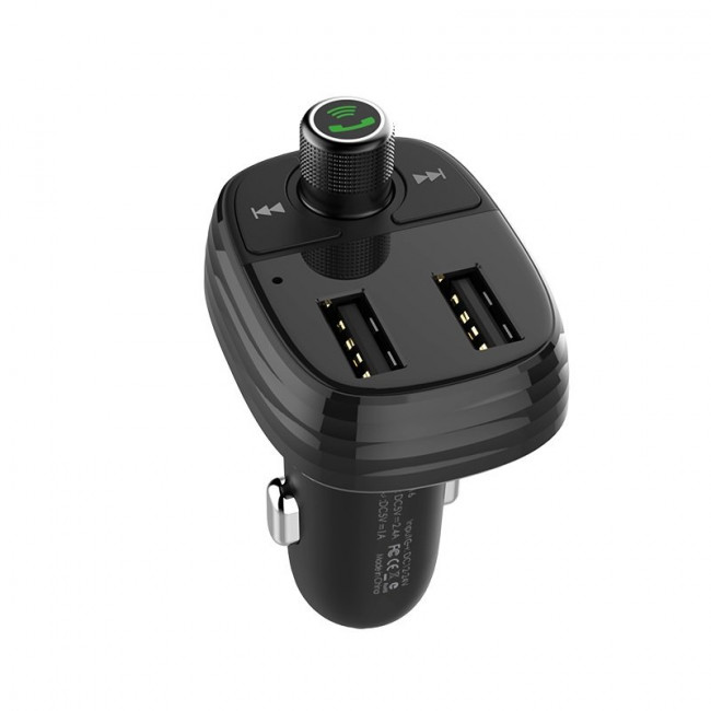 Bluetooth-трансмиттер в автомобиль с функцией громкой связи Borofone BC16