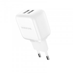 Зарядное устройство Borofone BA18 2 USB 2.1A Vigorous power(цвета в ассортименте)