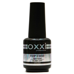 OXXI top coat (верхнее покрытие) для гель-лаков 15 мл