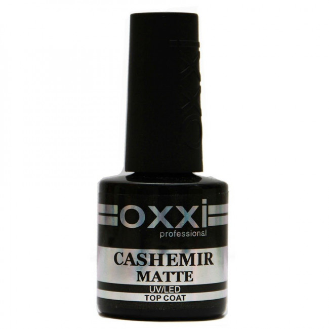 OXXI top coat CASHEMIR MATTE (матовое верхнее покрытие) для гель-лаков 8 мл