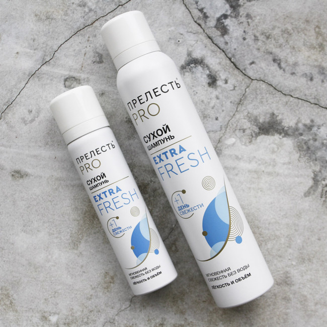 Сухой шампунь Прелесть PRO Extra Fresh 200 ml Сухой шампунь Прелесть PRO Extra Fresh 200 ml