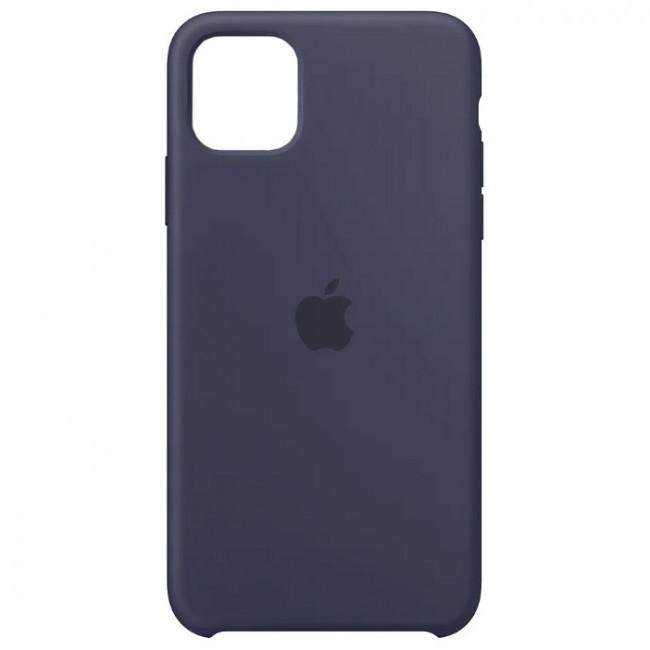 Силиконовый чехол для iPhone 13 (Темно серый)