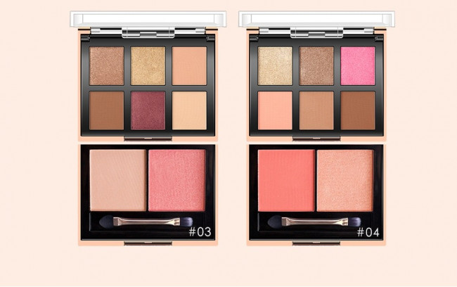 O.TWO.O тени 6цв + румяна 2цв (арт. 9982)