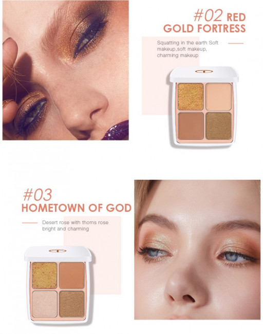 Тени O.TWO.O Colored Drawing Morocco 4цв (арт. 1003) Тени O.TWO.O Colored Drawing Morocco 4цв (арт. 1003)