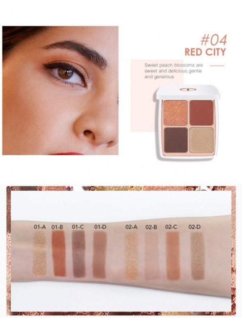 Тени O.TWO.O Colored Drawing Morocco 4цв (арт. 1003) Тени O.TWO.O Colored Drawing Morocco 4цв (арт. 1003)