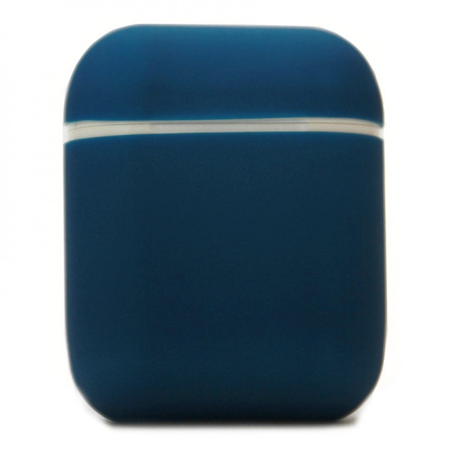 Силиконовый чехол для Apple AirPods 2 Silicone Case (синий)