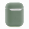 Силиконовый чехол для Apple AirPods 2 Silicone Case (тёмно зелёный)