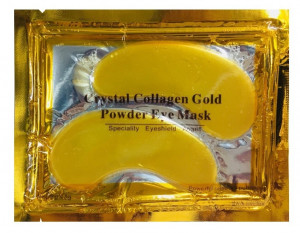 Коллагеновая маска для области вокруг глаз Pilaten Crystal (золотая)