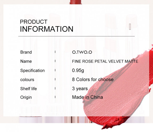 Матовая губная помада O.TWO.O арт. SC016 №4 (Warm Brown Red) 0.95 g. Матовая губная помада O.TWO.O арт. SC016 №4 (Warm Brown Red) 0.95 g.