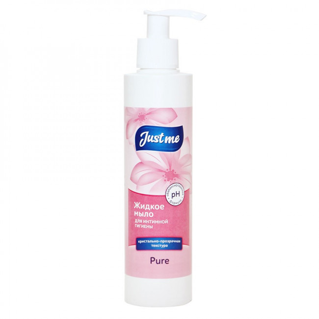 Just me Pure Жидкое мыло для интимной гигиены, 200 ml Just me Pure Жидкое мыло для интимной гигиены, 200 ml