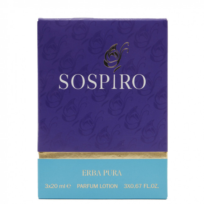 Туалетная вода 3*20 ml Sospiro Erba Pura unisex