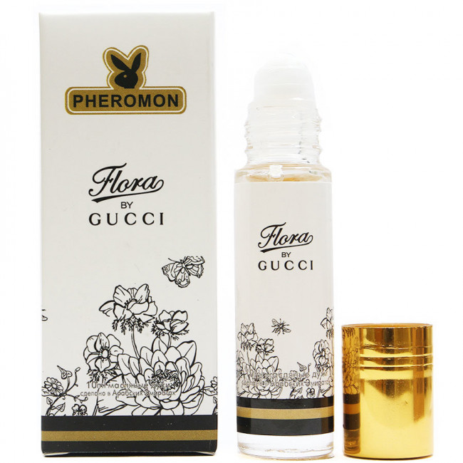 Духи с феромонами  Gucci Flora by Gucci 10 ml (шариковые)