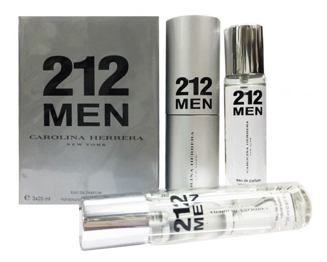 Парфюмерная вода 3*20 мл Carolina Herrera "212"
