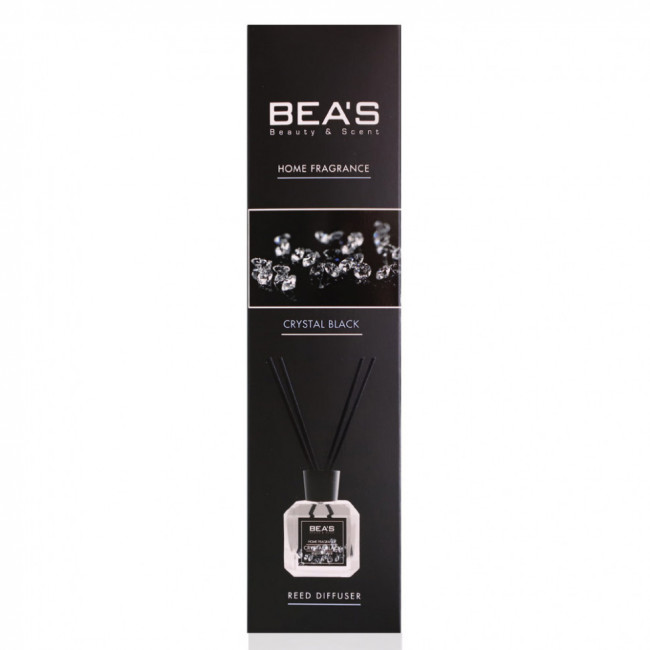 Ароматический диффузор с палочками Beas Crystal Black - Versace Crystal Noir 120 ml Ароматический диффузор с палочками Beas Crystal Black - Versace Crystal Noir 120 ml