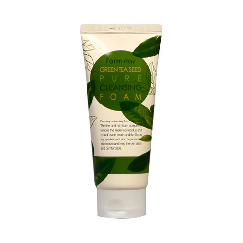 Пенка для умывания с экстрактом зеленого чая FarmStay Green Tea Seed Pure Cleansing Foam Пенка для умывания с экстрактом зеленого чая FarmStay Green Tea Seed Pure Cleansing Foam