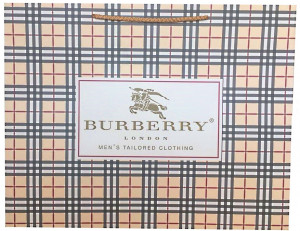 Подарочный пакет Burberry 34x43cm(Б)