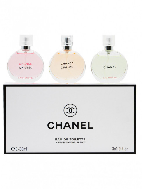 Парфюмерный женский набор Chanel Chance 3x30 ml