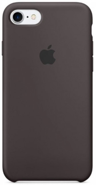 Силиконовый чехол для iPhone 7/8 -Темное какао (Cocoa)