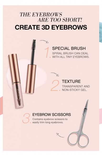 Набор O.TWO.O Водостойкий гель для бровей + ножницы арт. 1012 6.5 g. Набор O.TWO.O Водостойкий гель для бровей + ножницы арт. 1012 6.5 g.