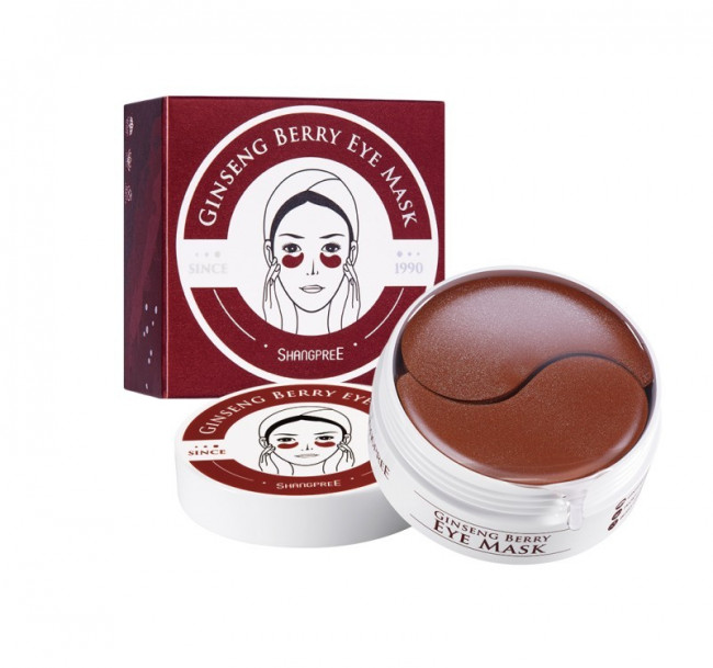 Shangpree Ginseng Berry Eye Mask патчи для глаз с экстрактом женьшеня 60шт