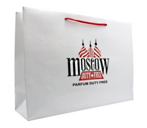 Подарочный пакет Duty Free Moscow. 35х24 (с)