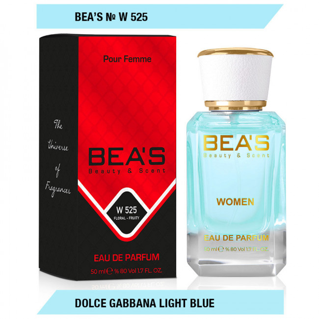 Парфюм Beas Dolce Gabbana Light Blue 50 ml for women арт. W 525 Парфюм Beas Dolce Gabbana Light Blue 50 ml for women арт. W 525