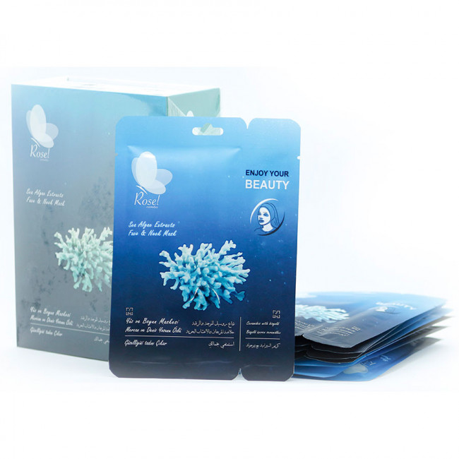 Маски для лица Rosel Cosmetics Face Mask Sea Algae Extracts Маски для лица Rosel Cosmetics Face Mask Sea Algae Extracts