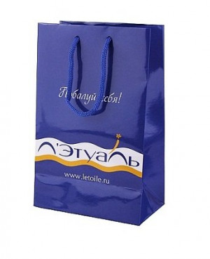 Подарочный пакет "Л'этуаль" (М) Подарочный пакет "Л'этуаль" (М)