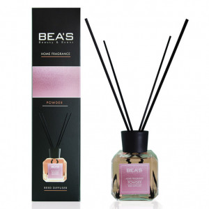 Ароматический диффузор с палочками Beas Powder - Пудровый аромат 120 ml