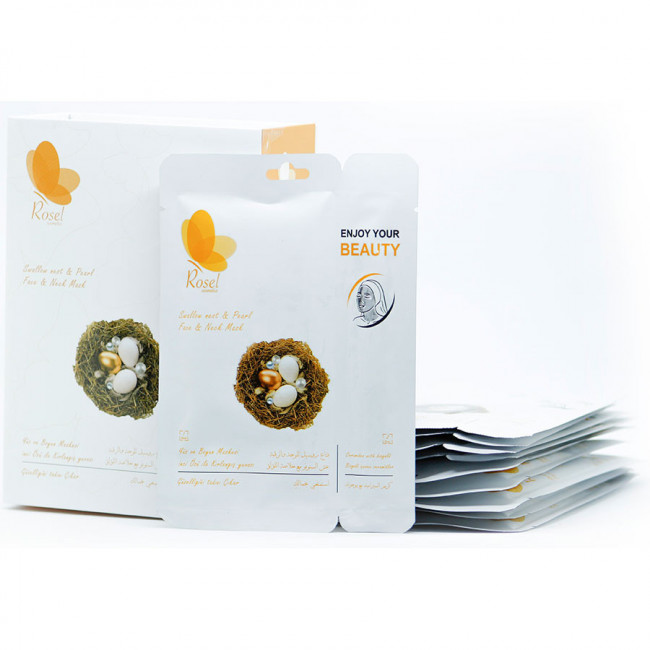 Маски для лица Rosel Cosmetics Face Mask Swallow nest Маски для лица Rosel Cosmetics Face Mask Swallow nest