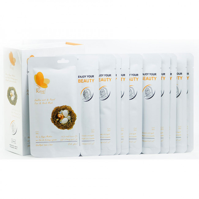 Маски для лица Rosel Cosmetics Face Mask Swallow nest Маски для лица Rosel Cosmetics Face Mask Swallow nest