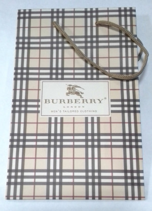 Подарочный пакет Burberry 15x20cm