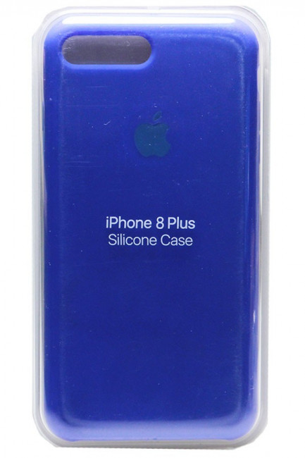 Силиконовый чехол для iPhone 7/8 Plus ярко-синий
