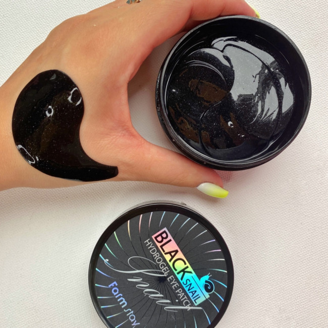 Гидрогелевые патчи Farmstay Black Snail hydrogel eye patch с муцином чёрной улитки,60 шт Гидрогелевые патчи Farmstay Black Snail hydrogel eye patch с муцином чёрной улитки,60 шт