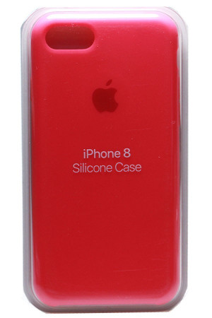 Силиконовый чехол для iPhone 7/8 красный