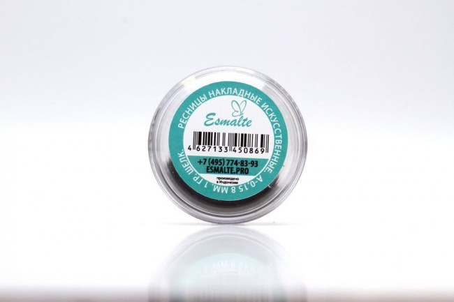 Ресницы Esmalte в банке A-0.15 - 8мм 1гр. Шелк